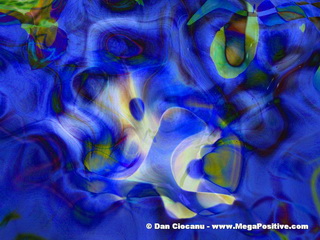 Blue Andromeda - abstract art for home